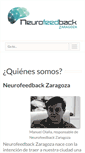 Mobile Screenshot of neurofeedbackzaragoza.com